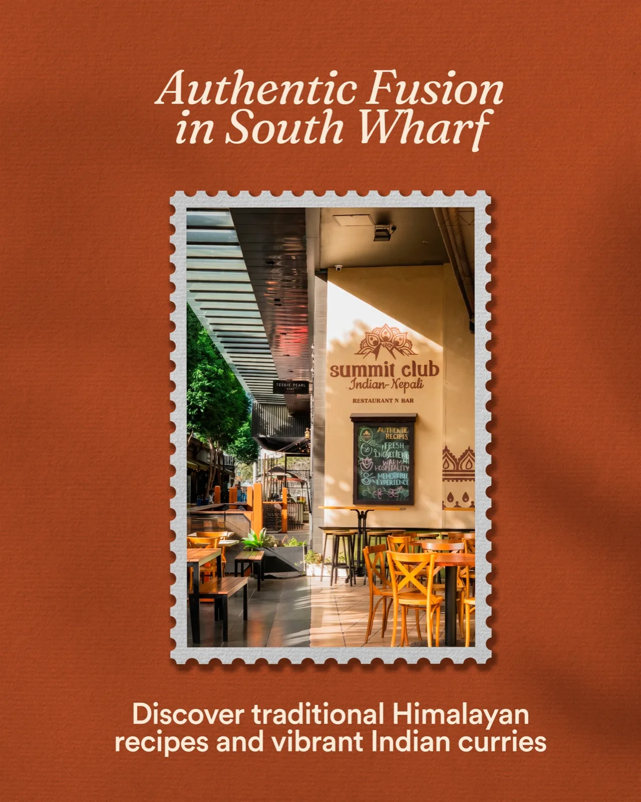 Authentic fusion in South Wharf
