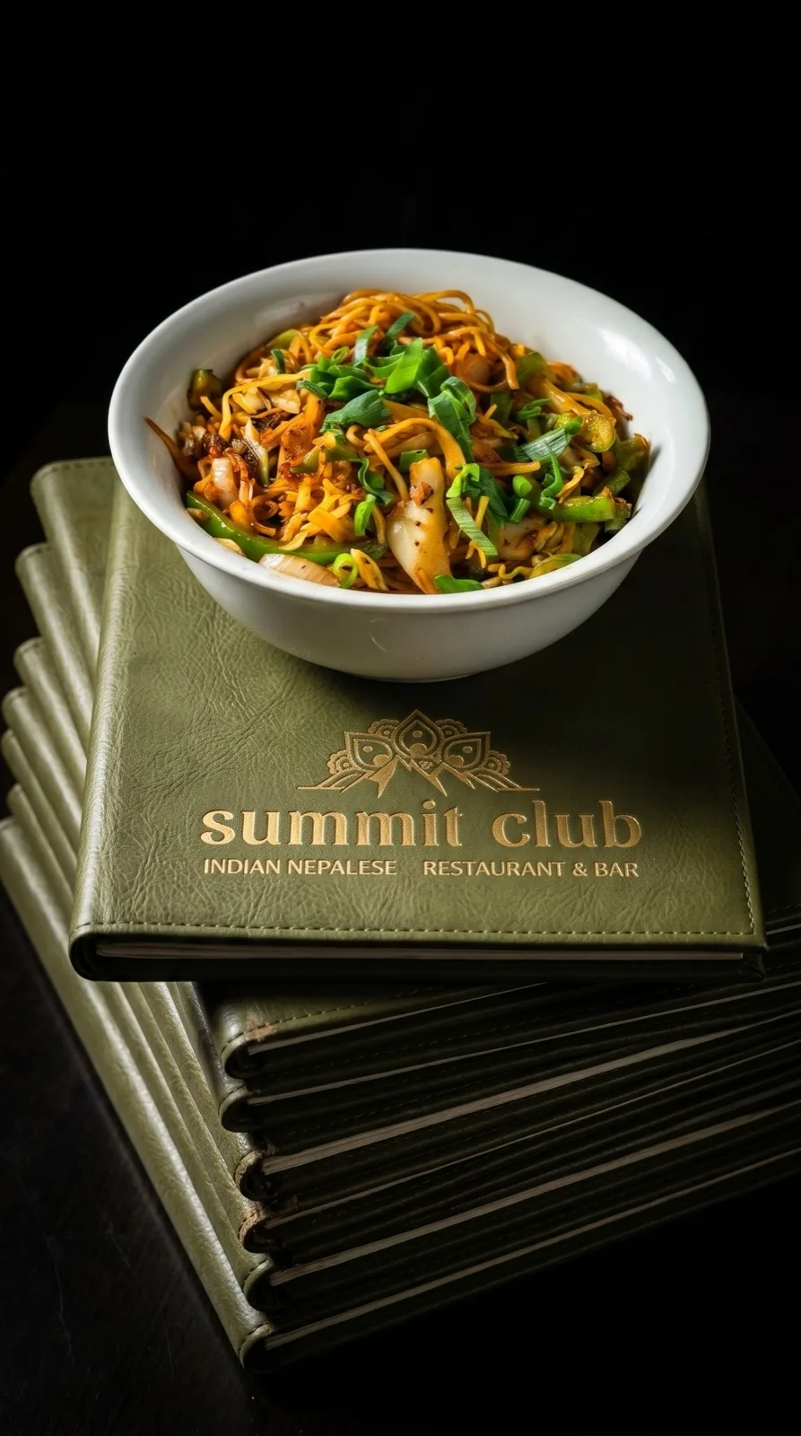 Chowmein on the Summit Club menu